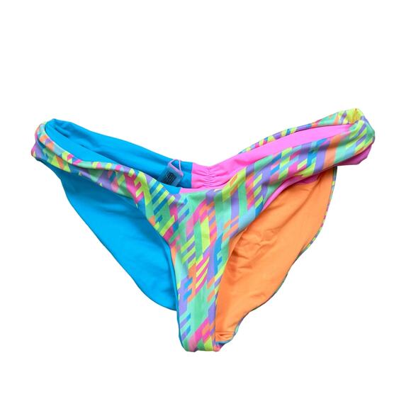 ONEONE Anastasia Reversible Swim Suit Neon Size Small - Picture 7 of 10